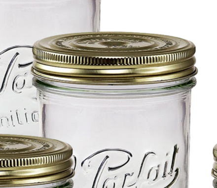 Mason Canning Jar 750 ml 2 pc Lid