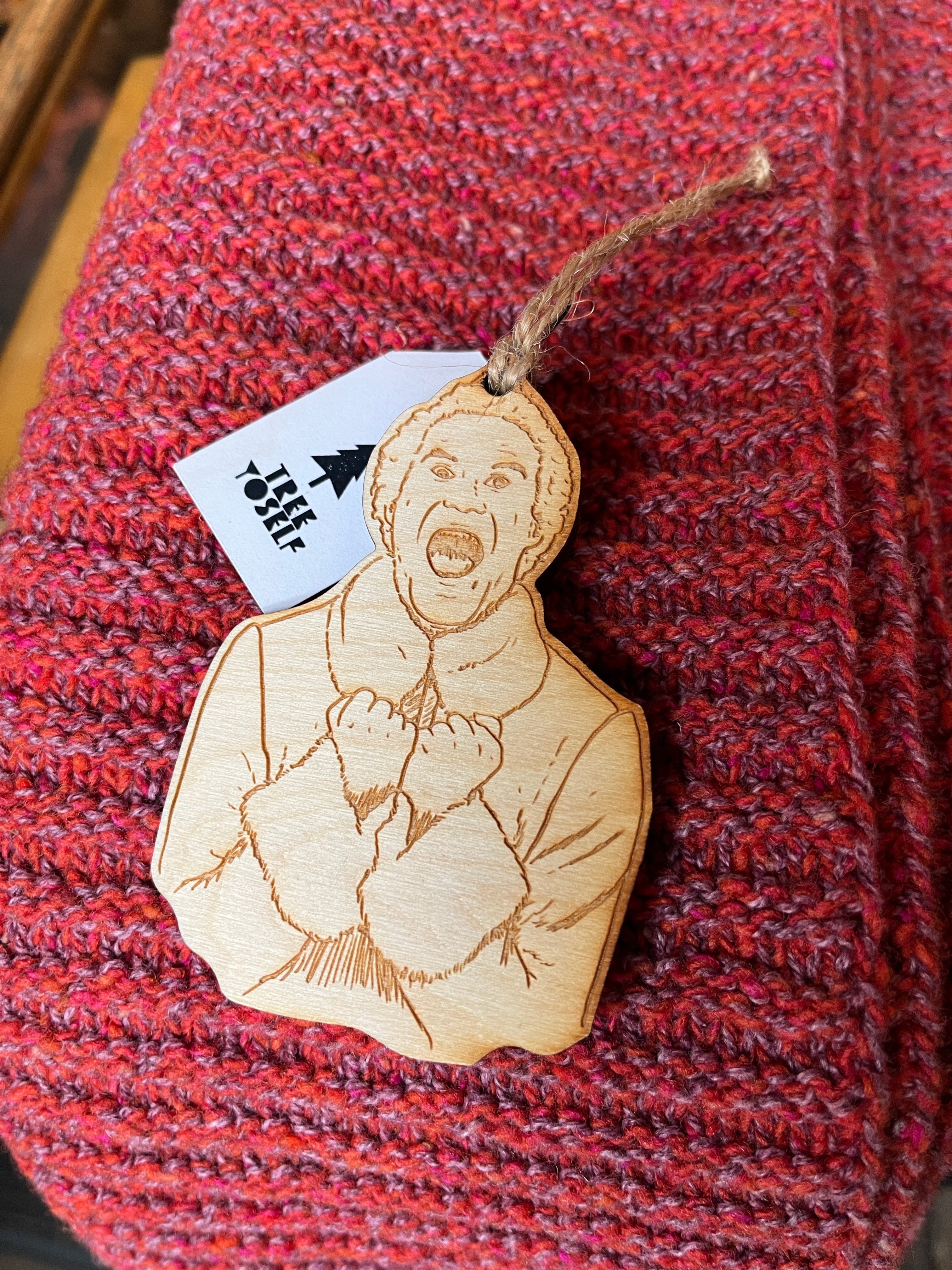 Buddy the Elf Wooden Ornament