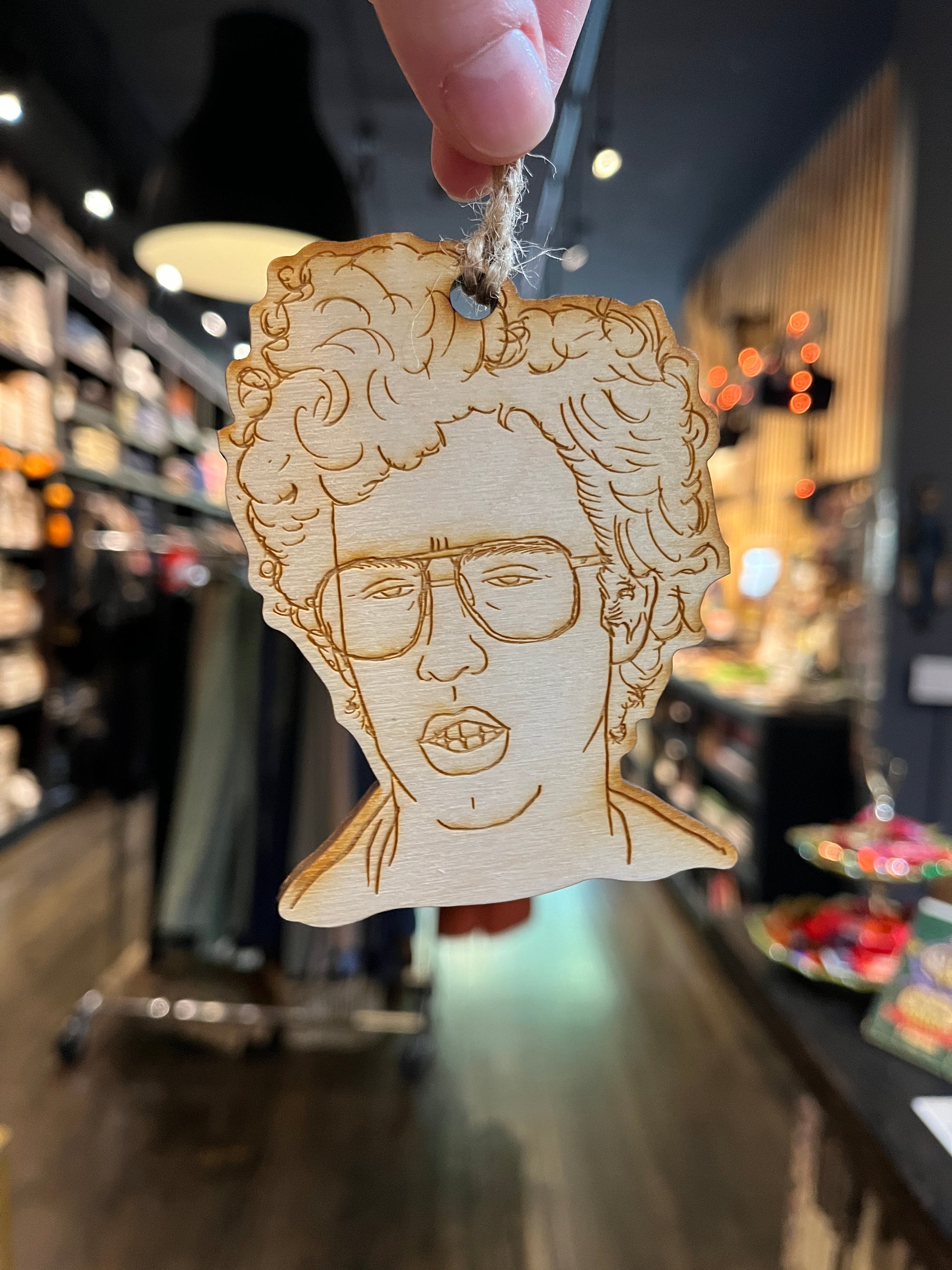 Napoleon Dynamite Wooden Ornament