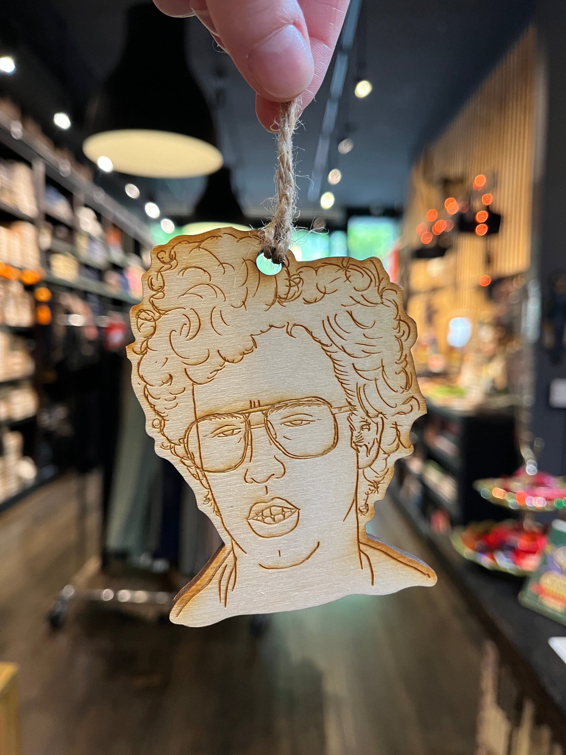 Napoleon Dynamite Wooden Ornament