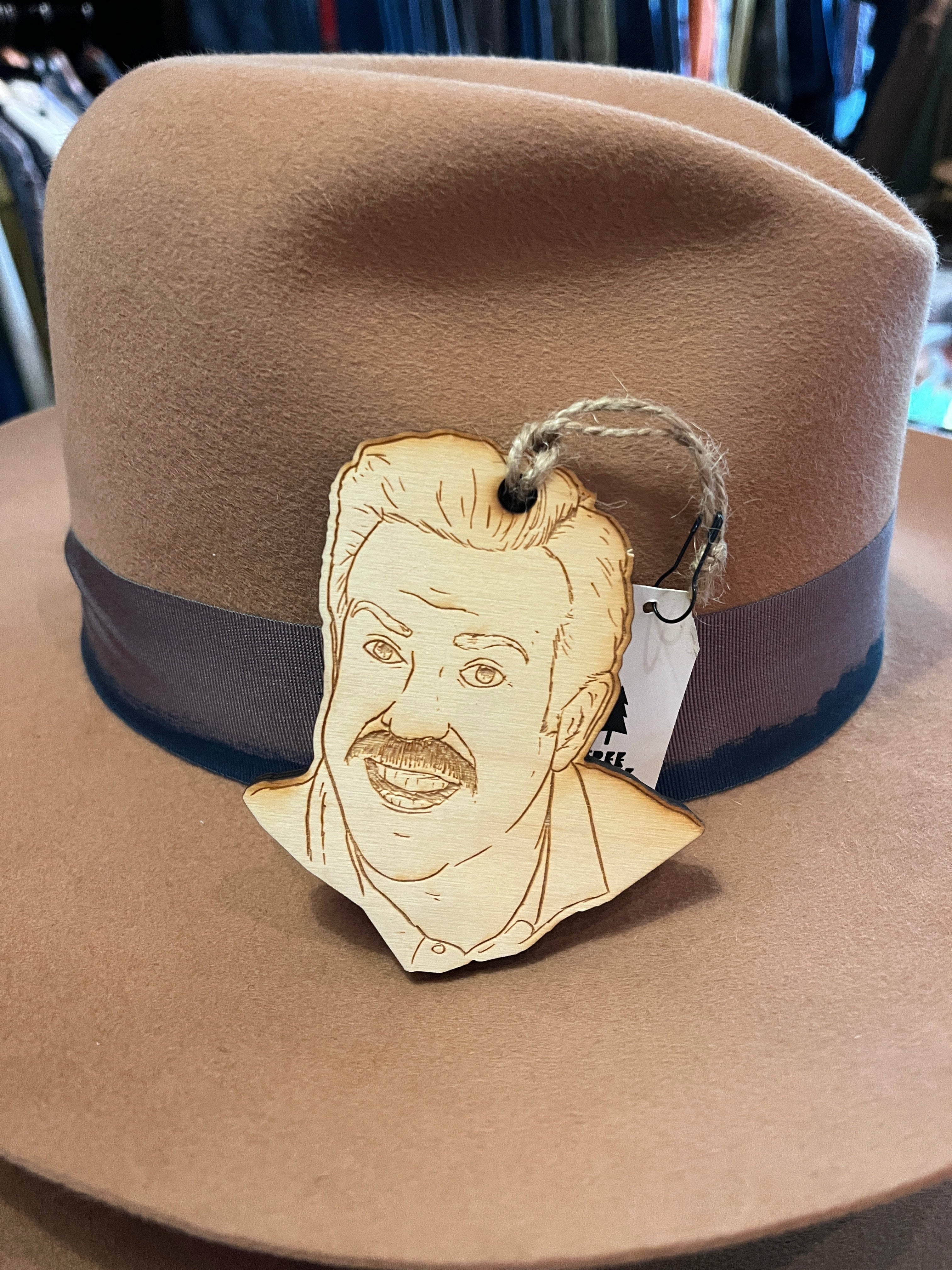 Ted Lasso Joking Around Wooden Ornament