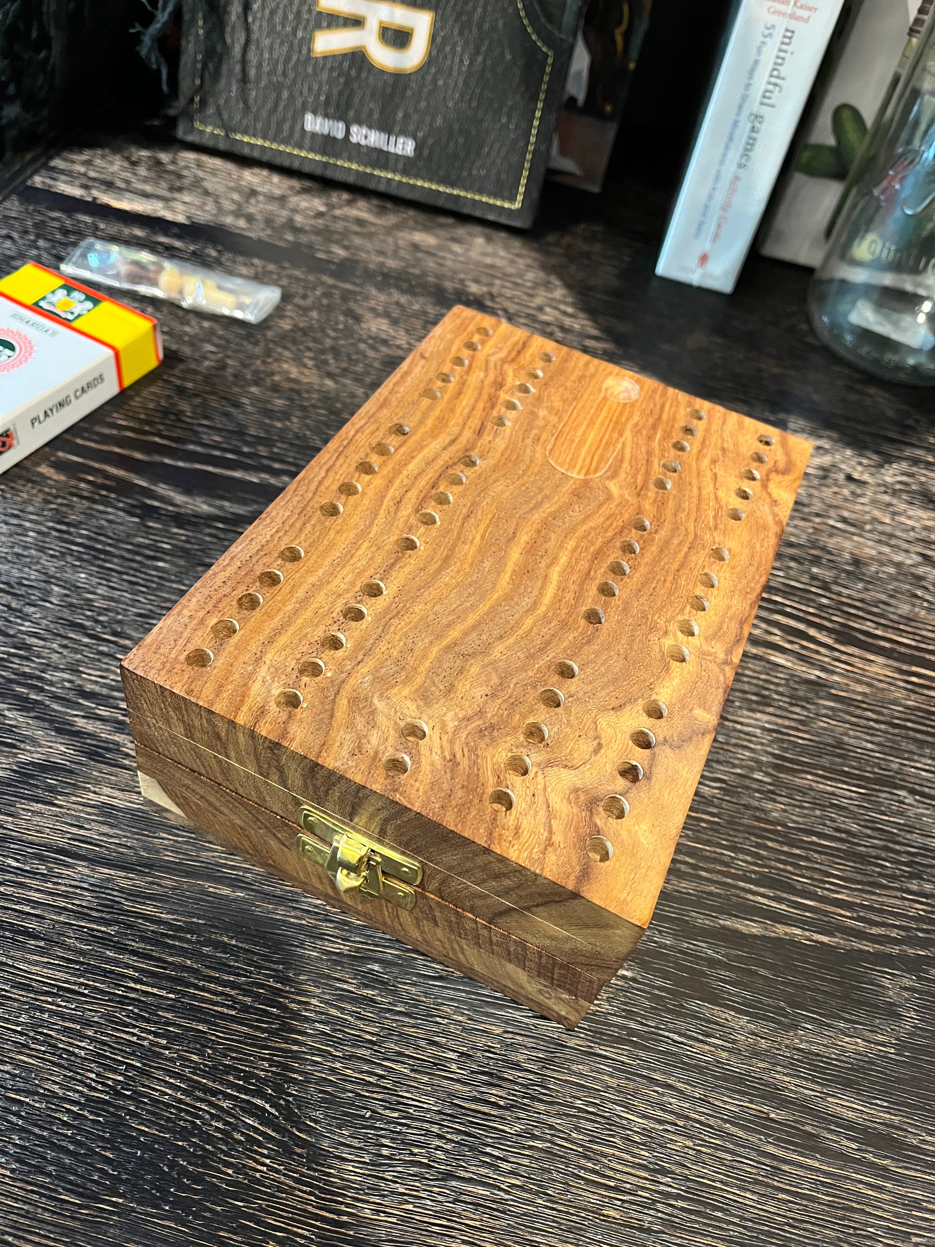 Mancala Cribbage Combo Game Handmade