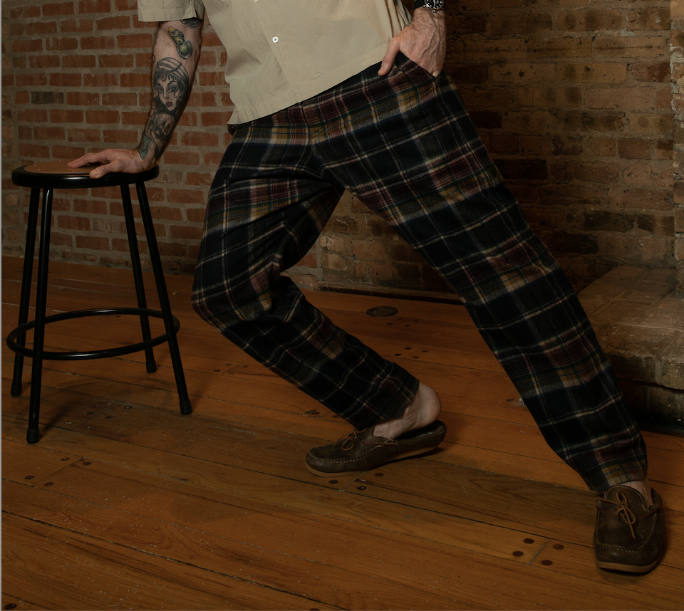Tyge Wide Cut Cropped Trouser