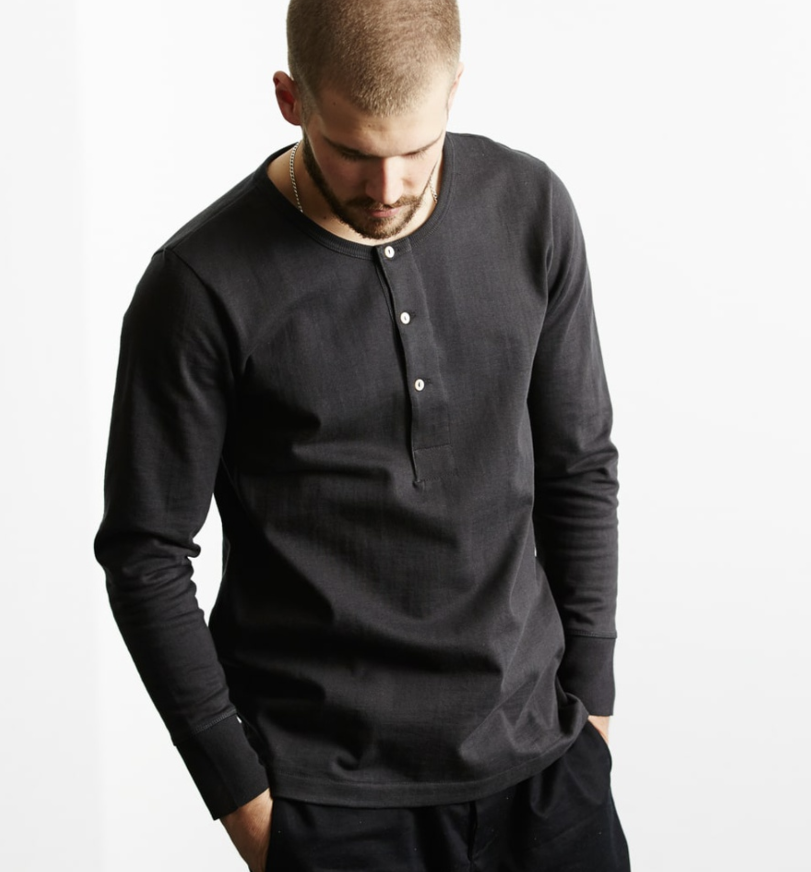 206 Loopwheeled Henley