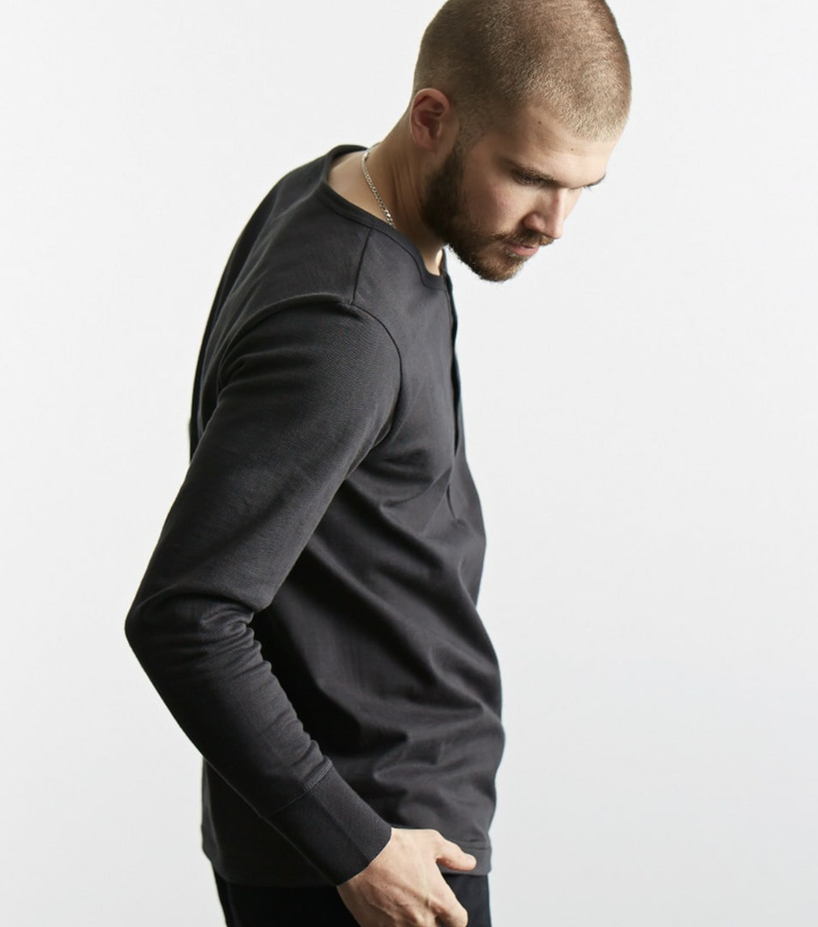206 Loopwheeled Henley
