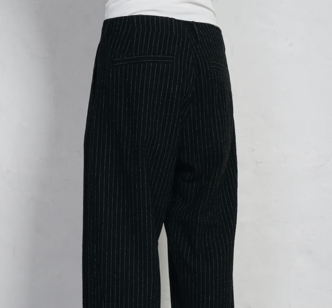 Bobby Wide Pleated Trouser