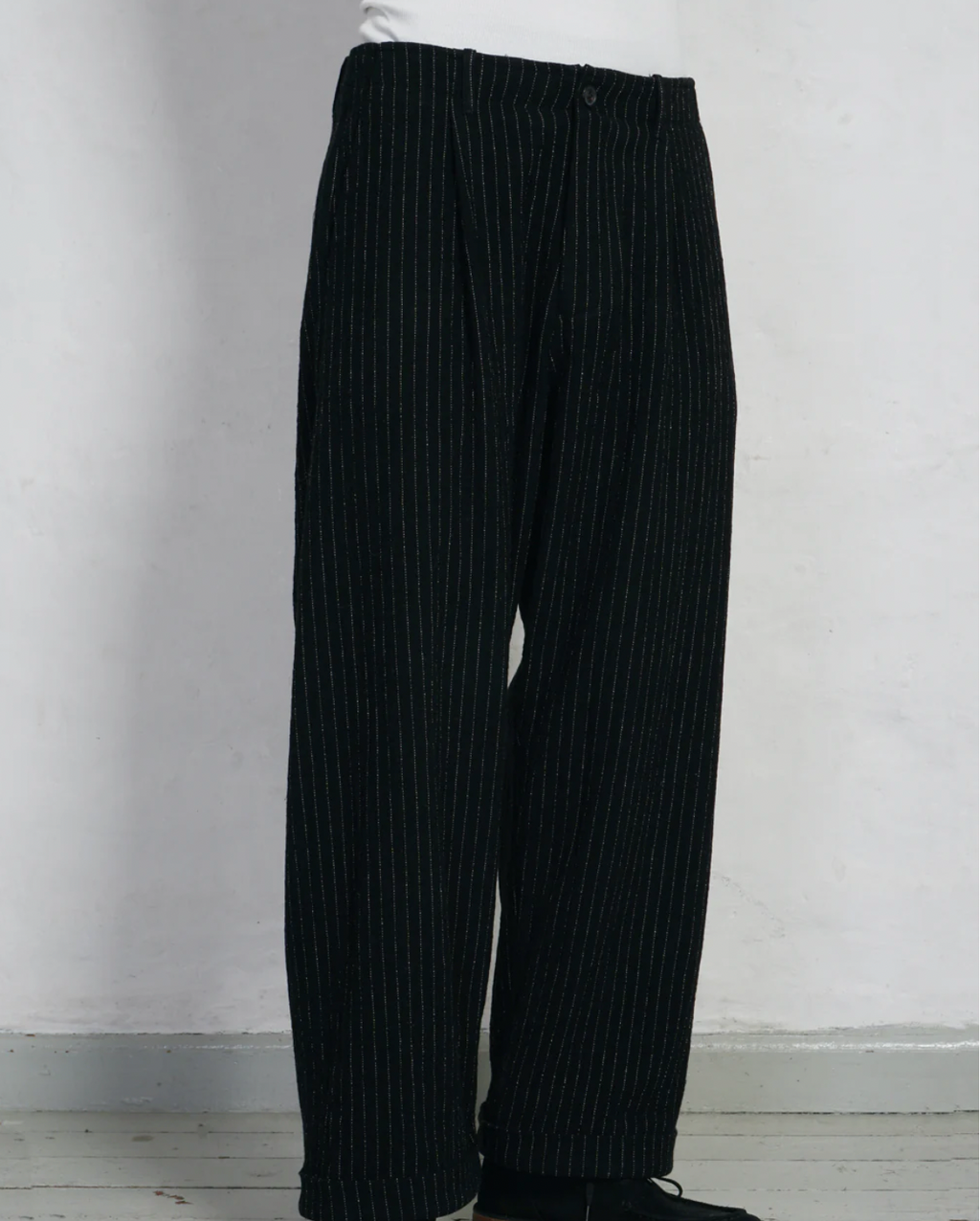Bobby Wide Pleated Trouser