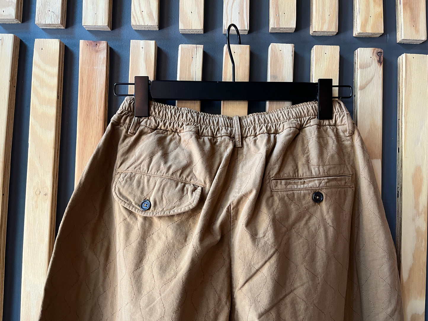 Quilted Oxford Pant