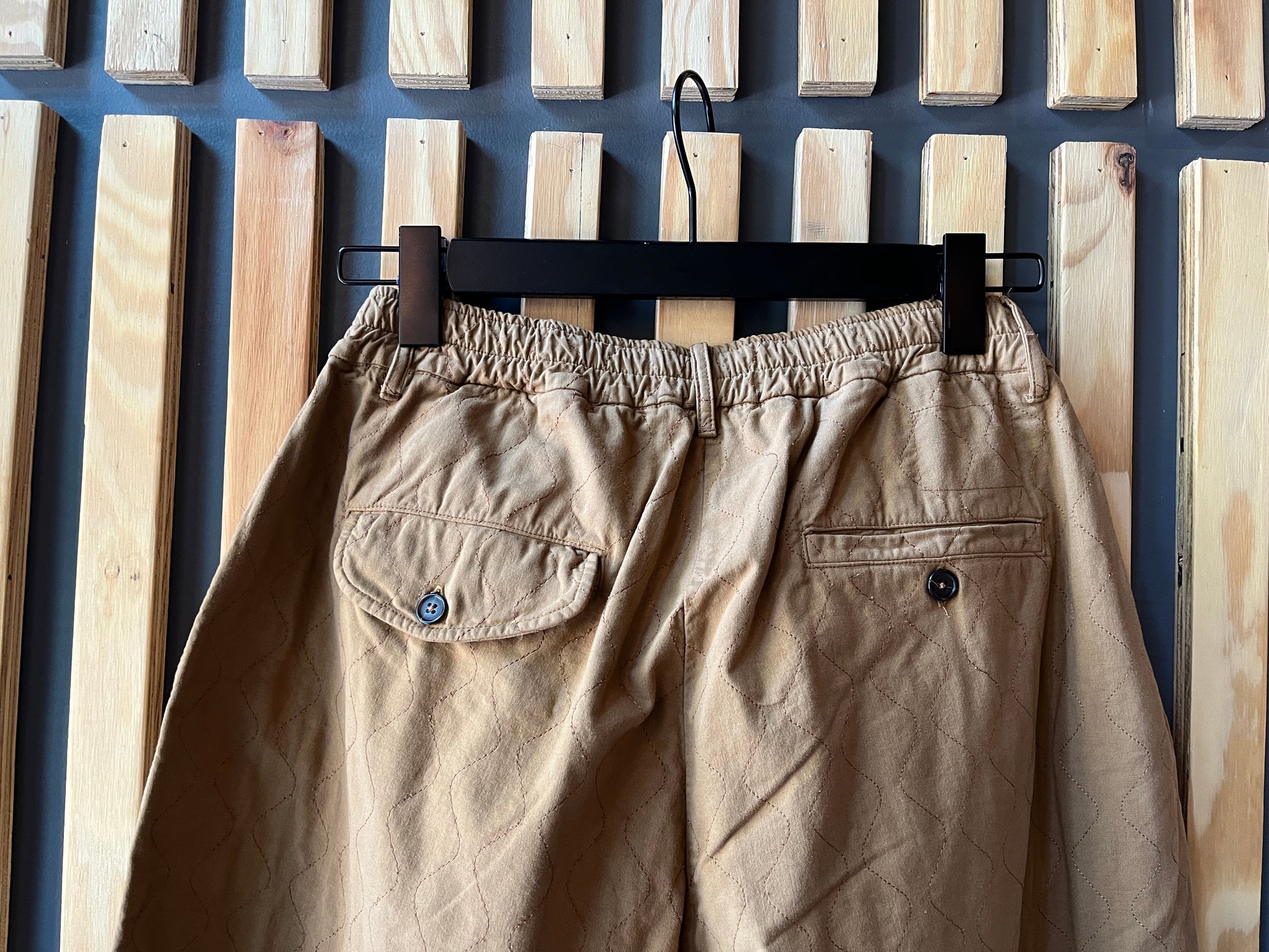 Quilted Oxford Pant