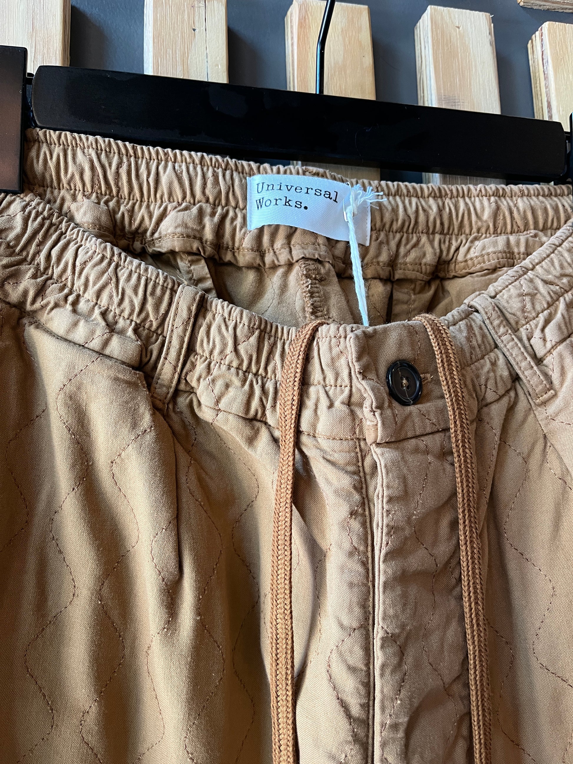 Quilted Oxford Pant