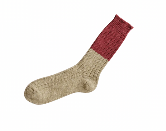 Wool Cotton Slab Socks