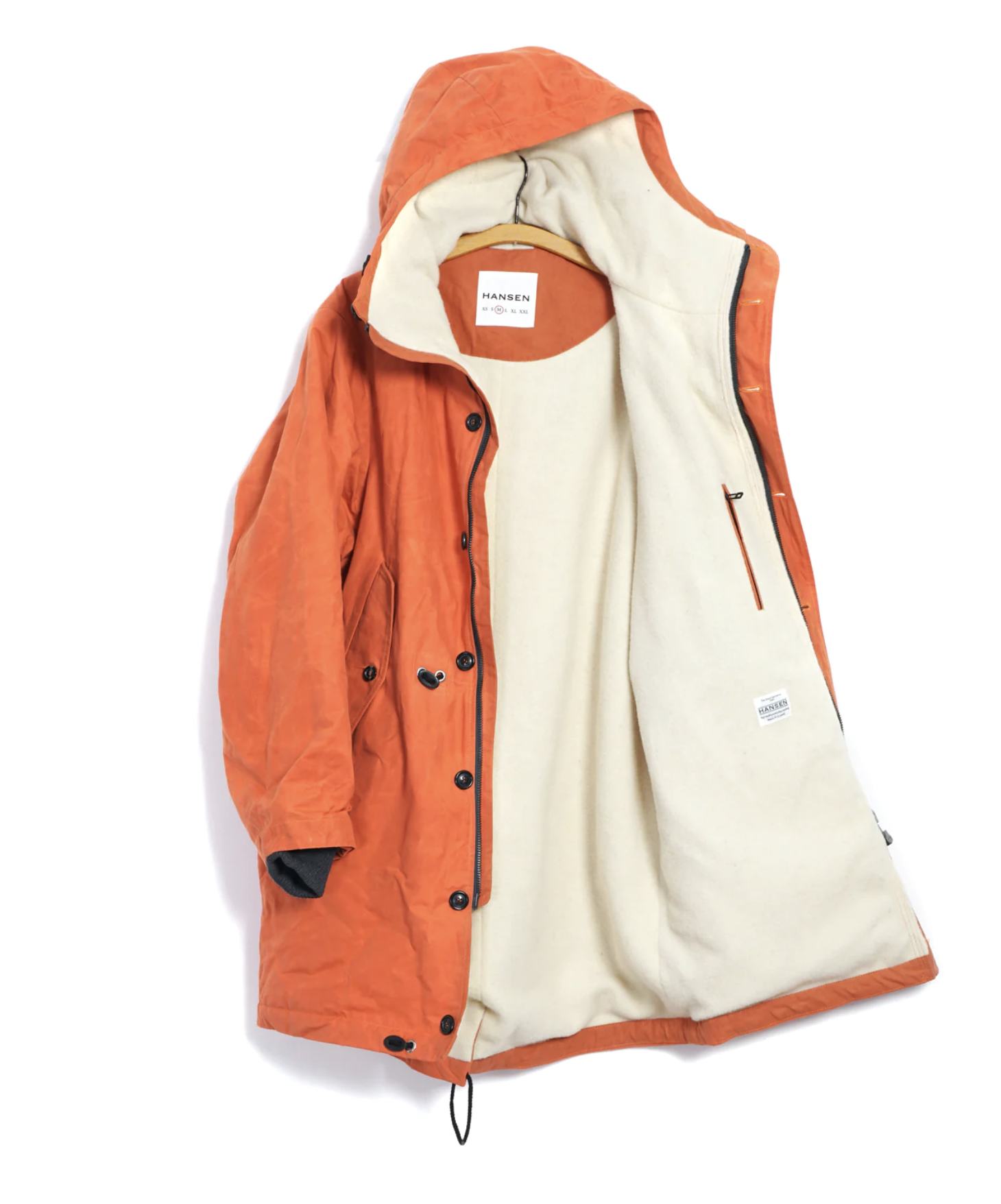 Rasmus Zip Waxed Parka