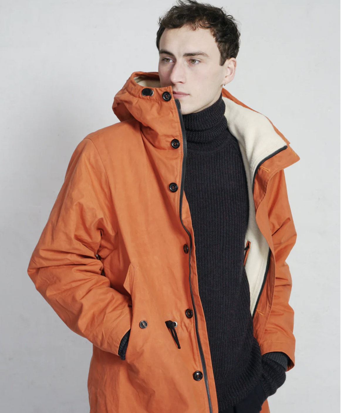 Rasmus Zip Waxed Parka