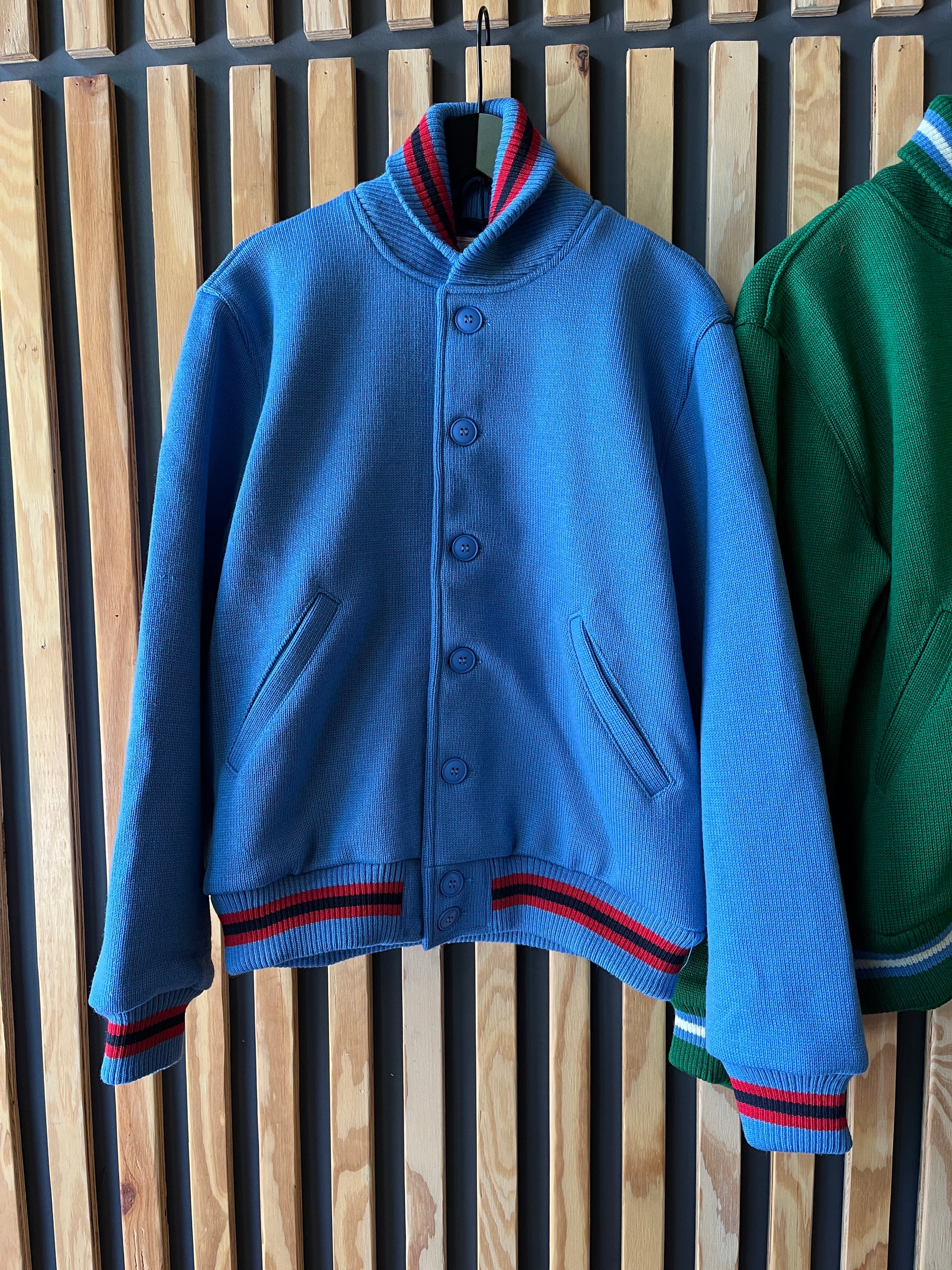 Wool Knit Club Jacket