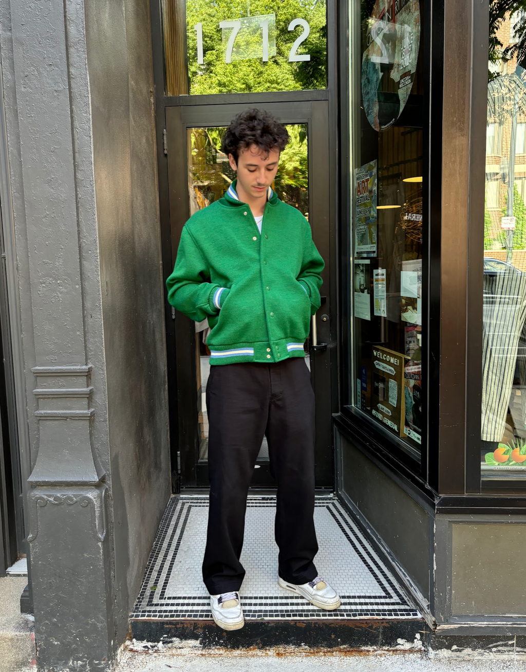 Wool Knit Club Jacket