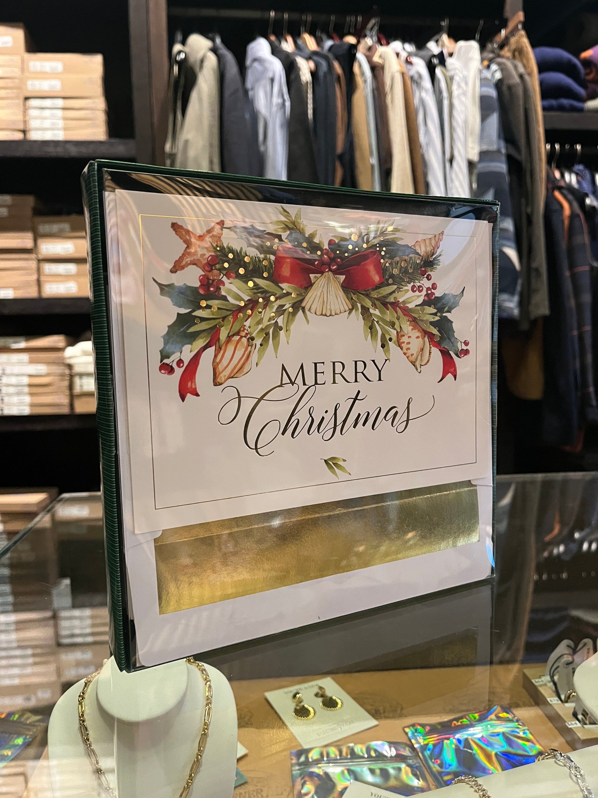 Seaside Swag Boxed Holiday Cards
