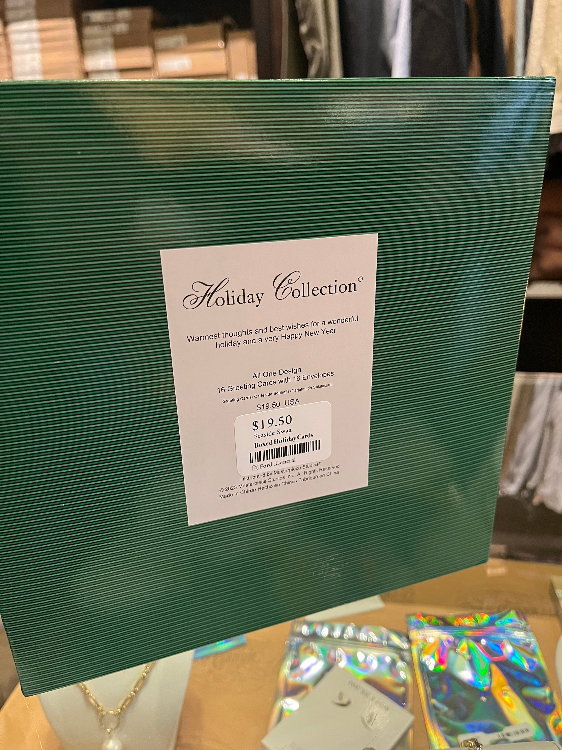 Seaside Swag Boxed Holiday Cards