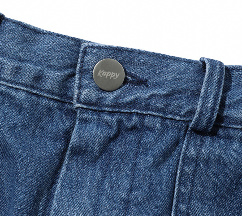 Recycled Denim Fatigue Skirt