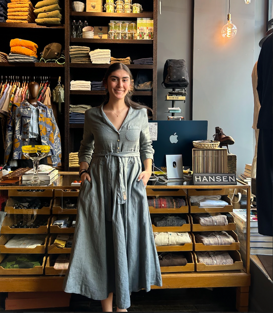 W403 Linen Woven Dress