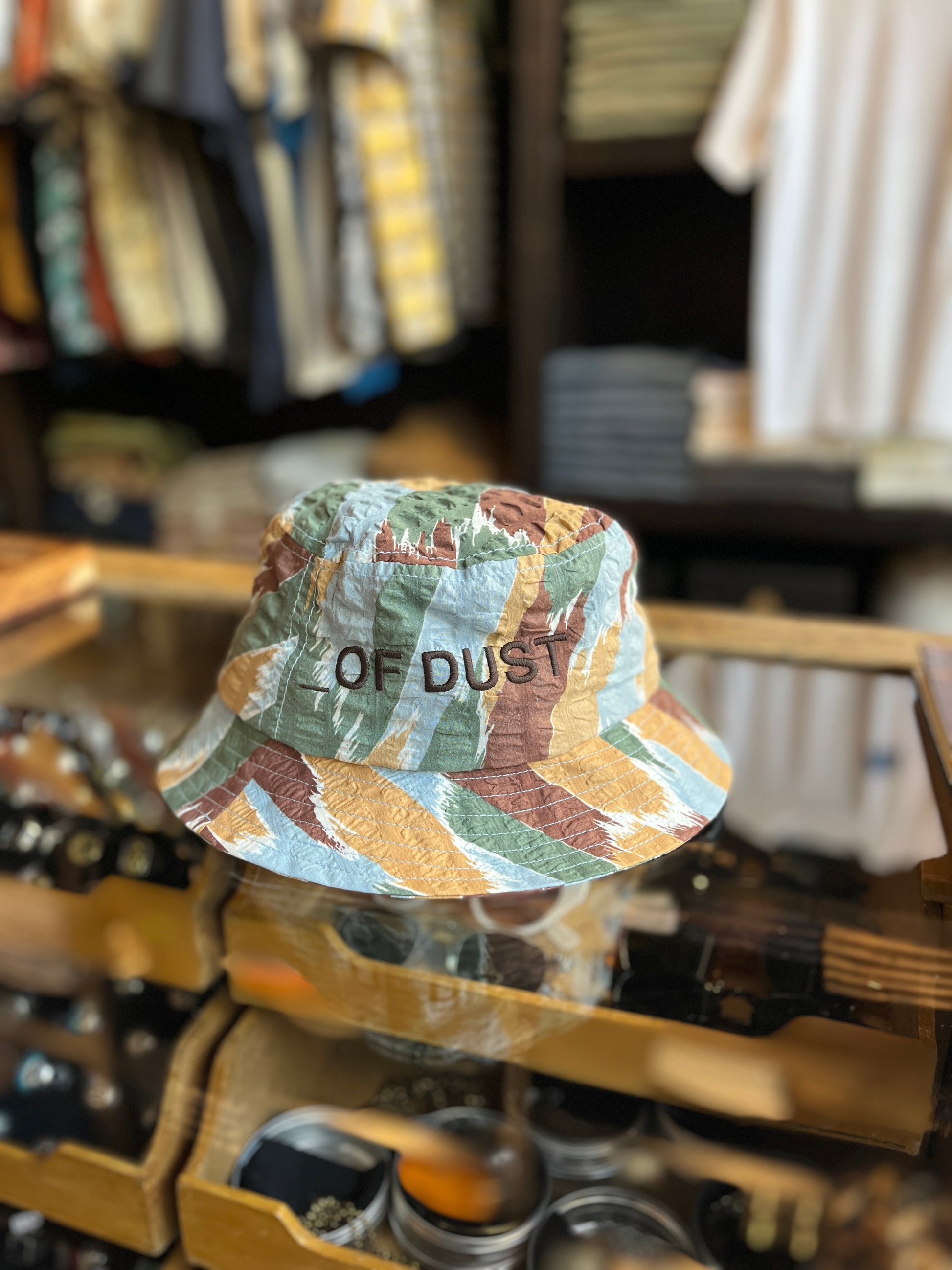 Brush Print Bucket Hat