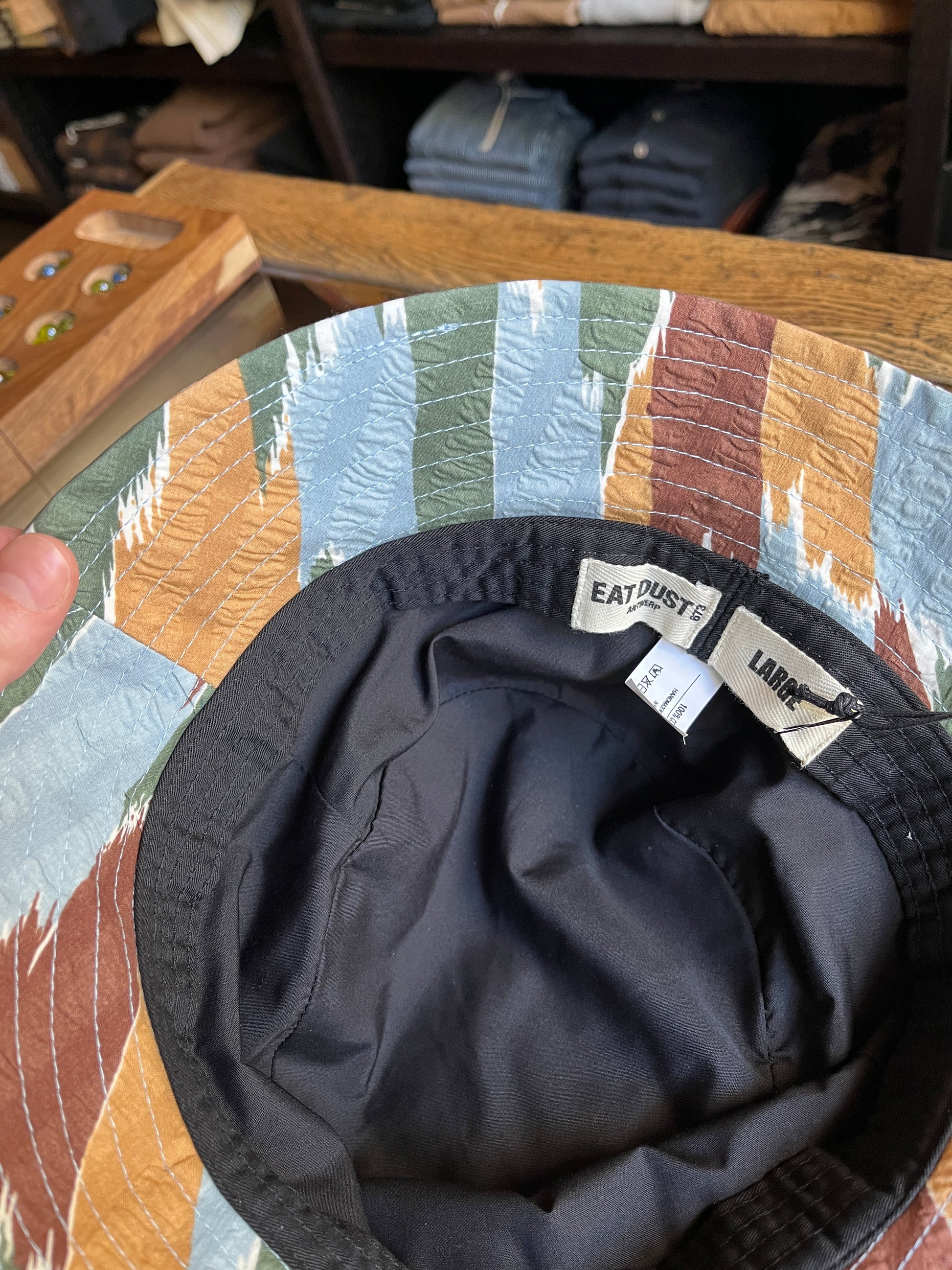 Brush Print Bucket Hat