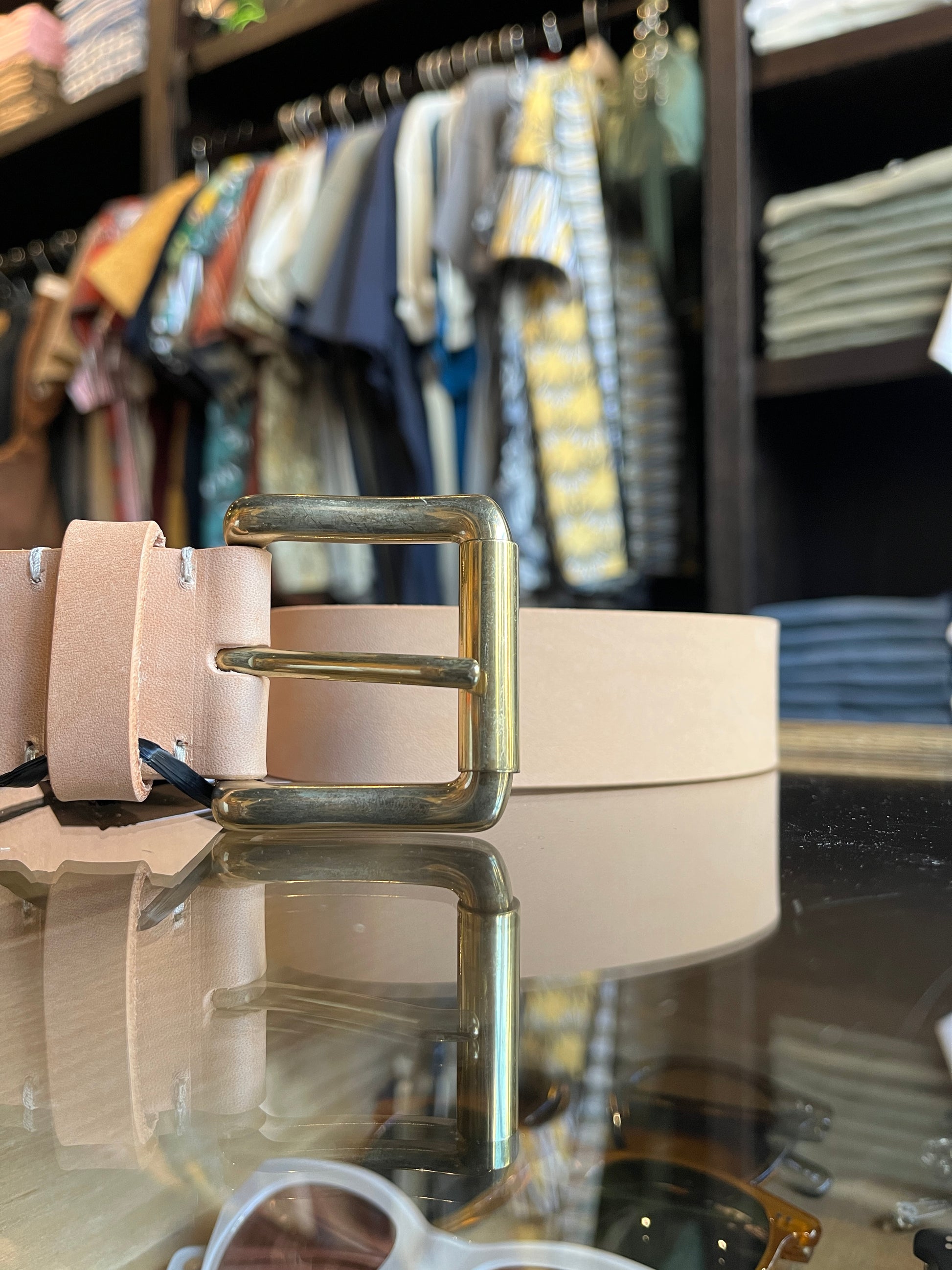 Roller Leather Belt