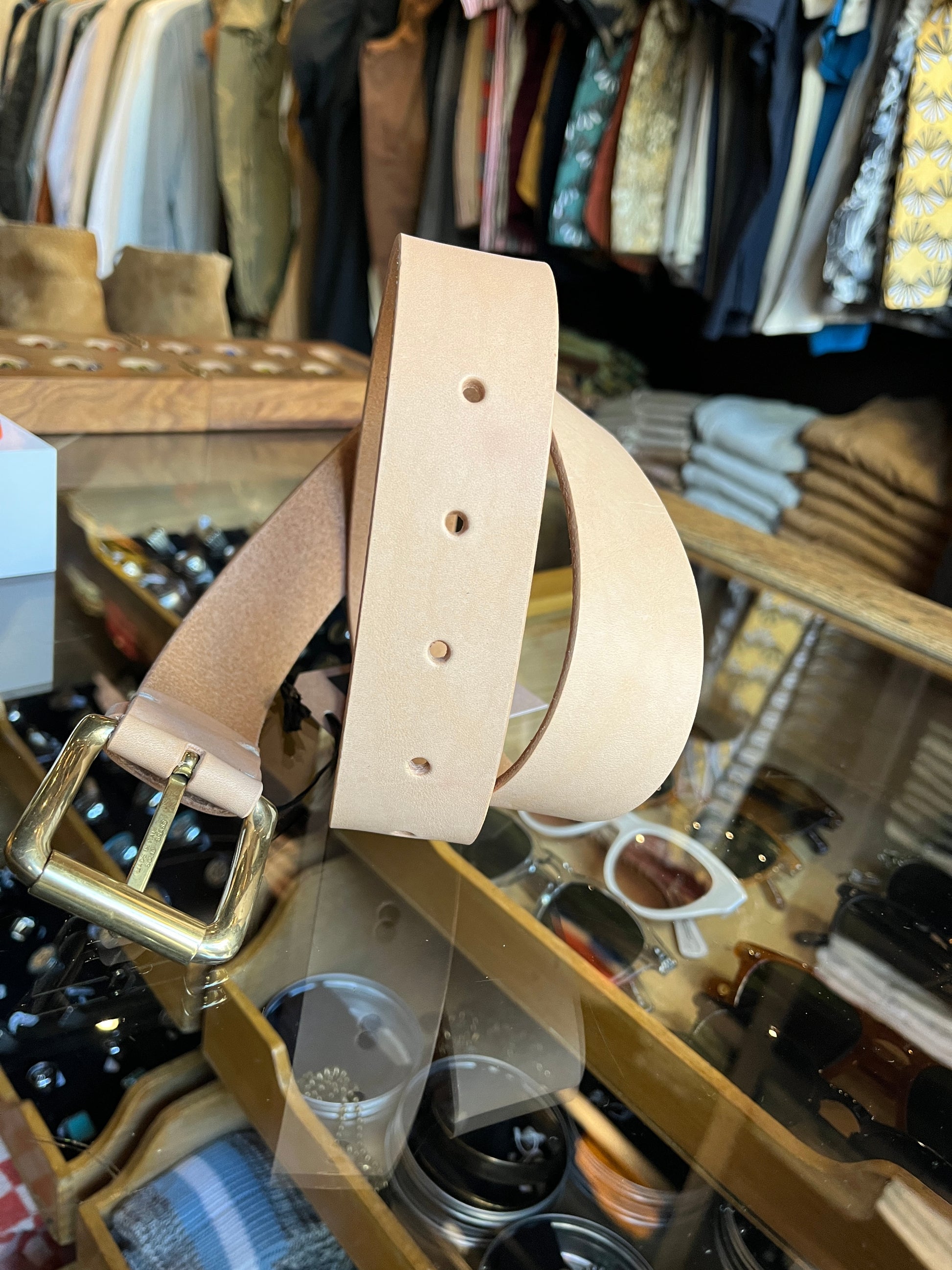 Roller Leather Belt