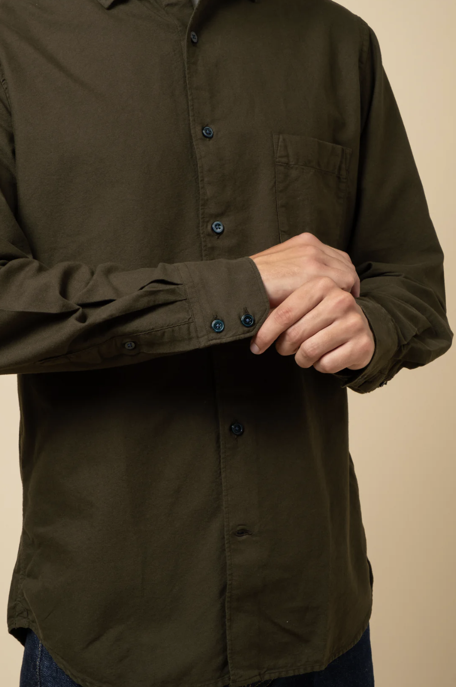 Garment Dyed Standard Oxford Shirt