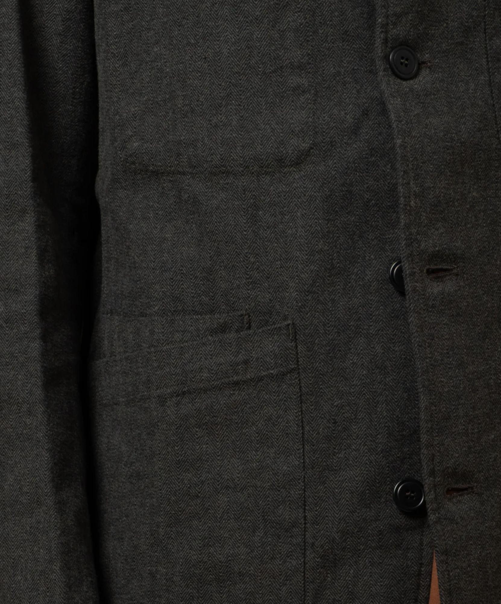Brewer Jacket Wool Herringbone