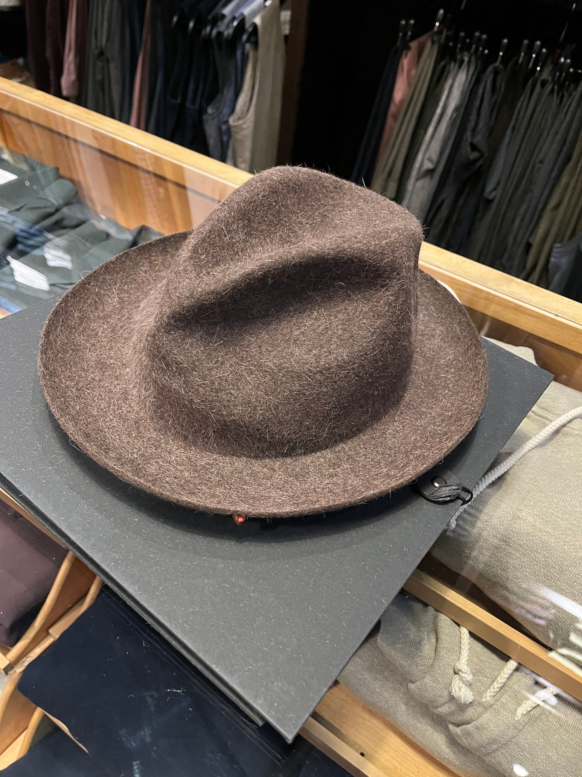 Hobo Raw Crushable Hat Wood Raw 58