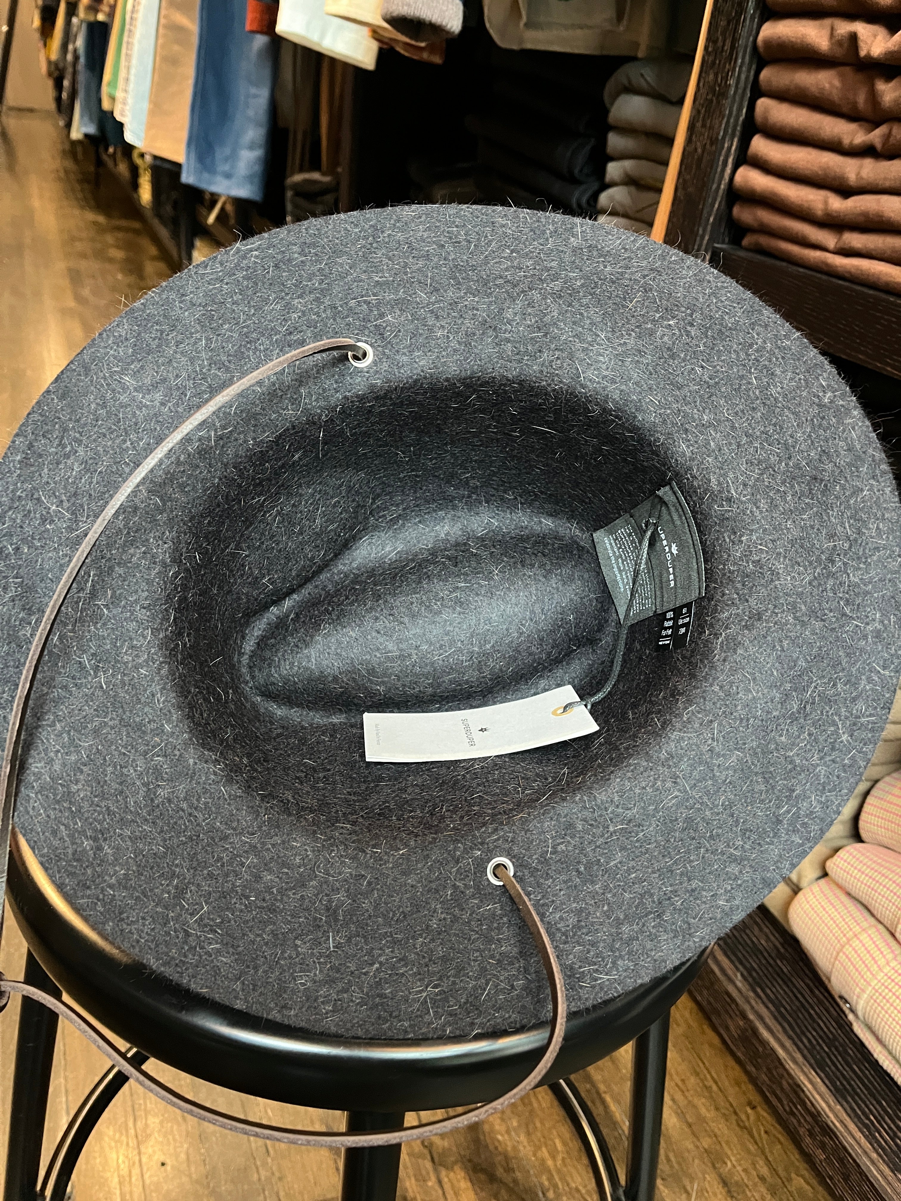 Wandermate Raw Fedora Crown Hat