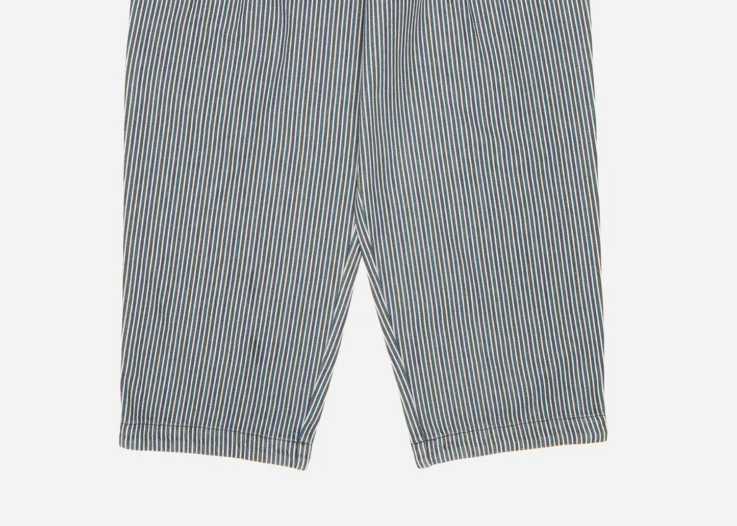 British Worker Rainbow Denim Wide Pleated Trouser