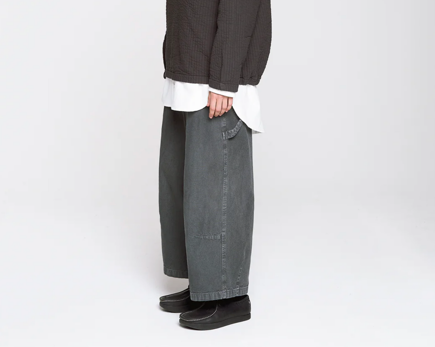 Submarine Brushed Canvas Cropped Chino