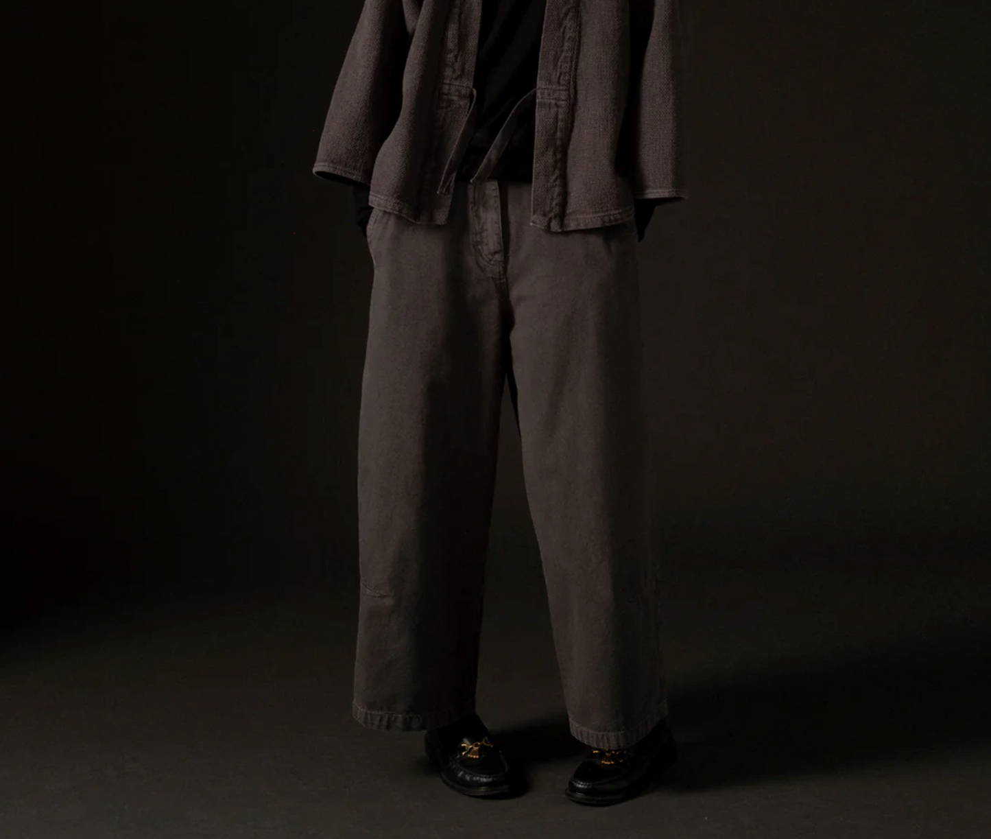 Submarine Brushed Canvas Cropped Chino