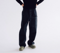 Guerilla Black Denim Loose Fit Army Pant