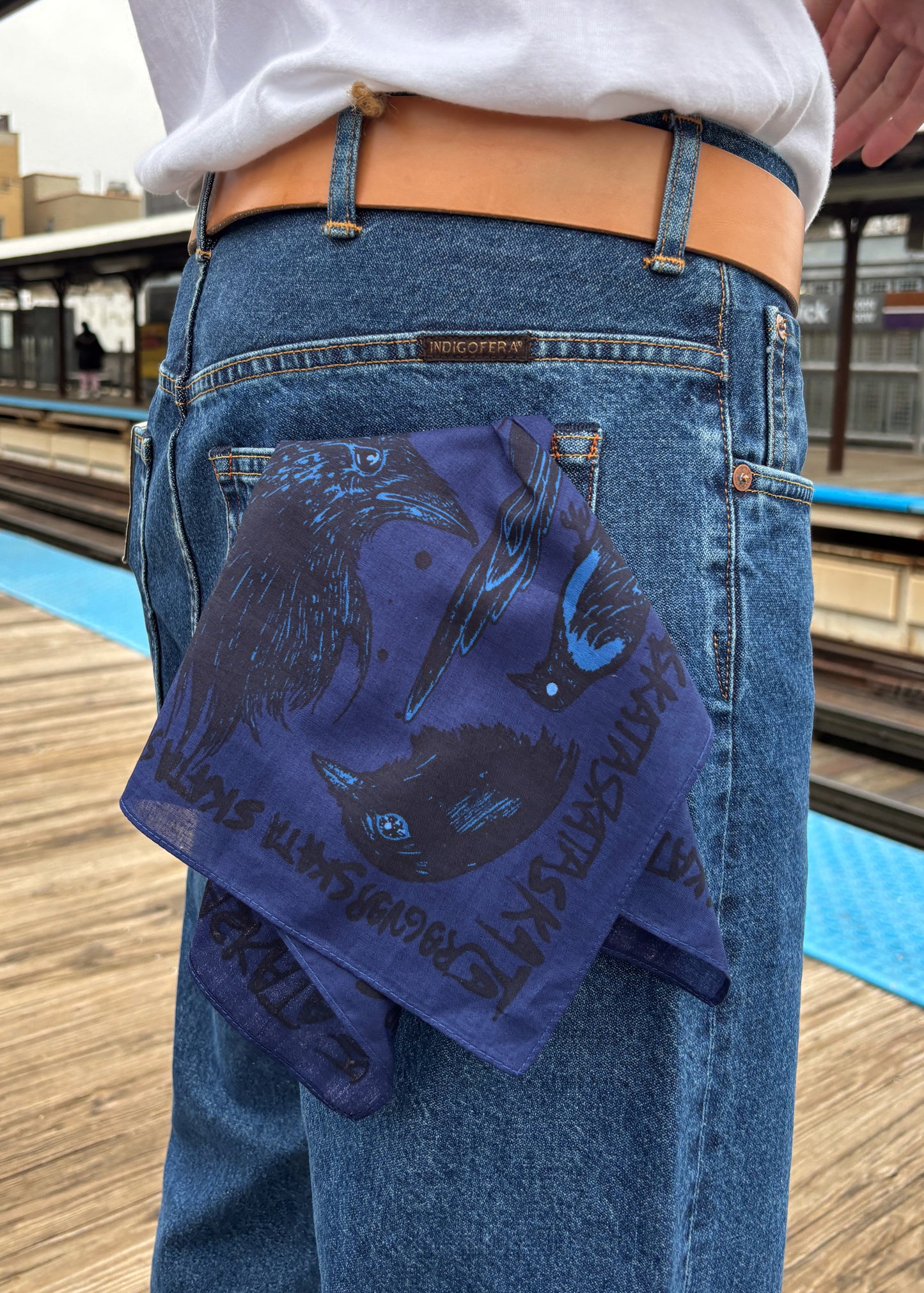 Indigoferra The Devil's Bird Bandana